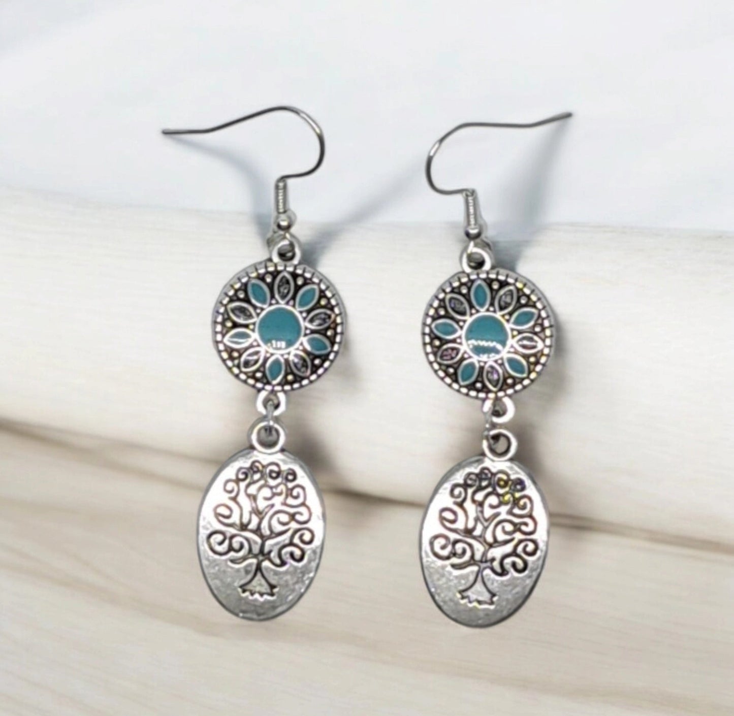 BOUCLES D'OREILLES ARBRE DE VIE CLARISSE
