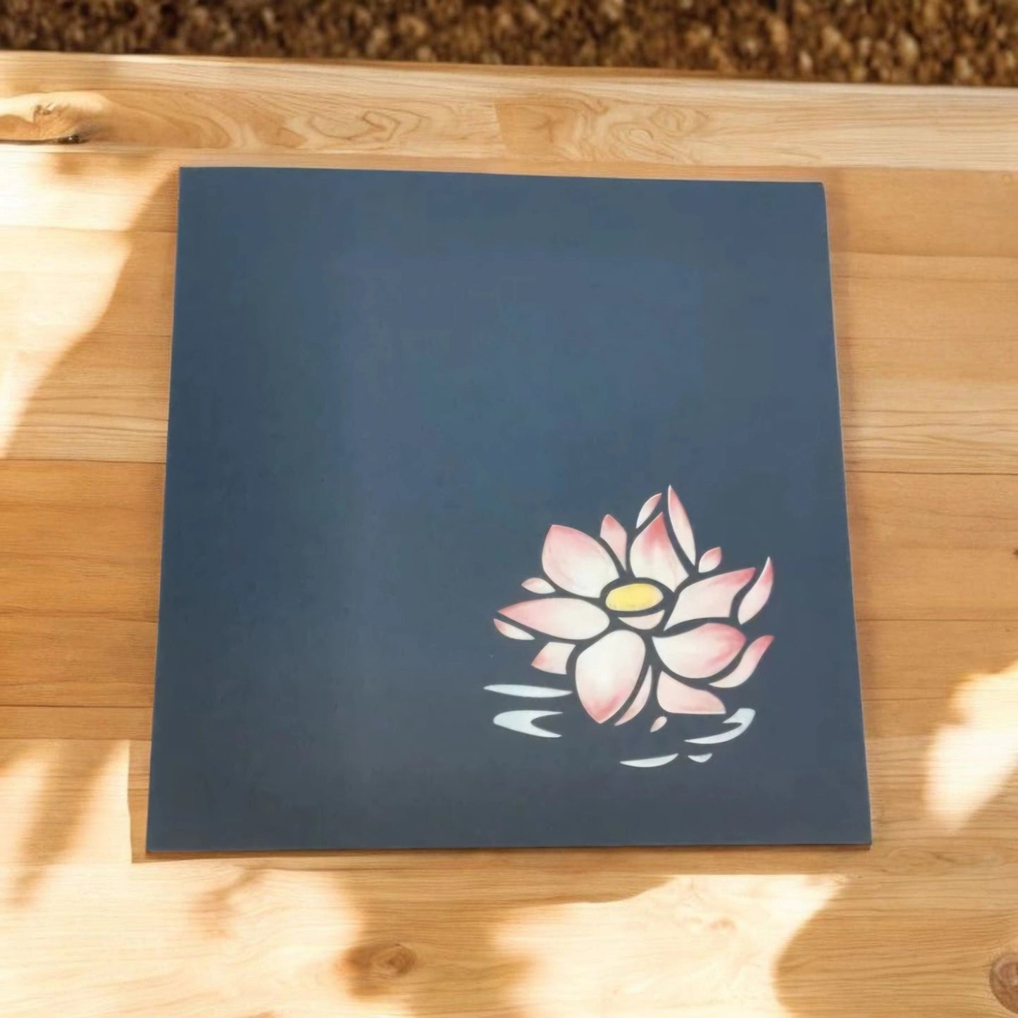 Carte fleurs de Lotus en 3D