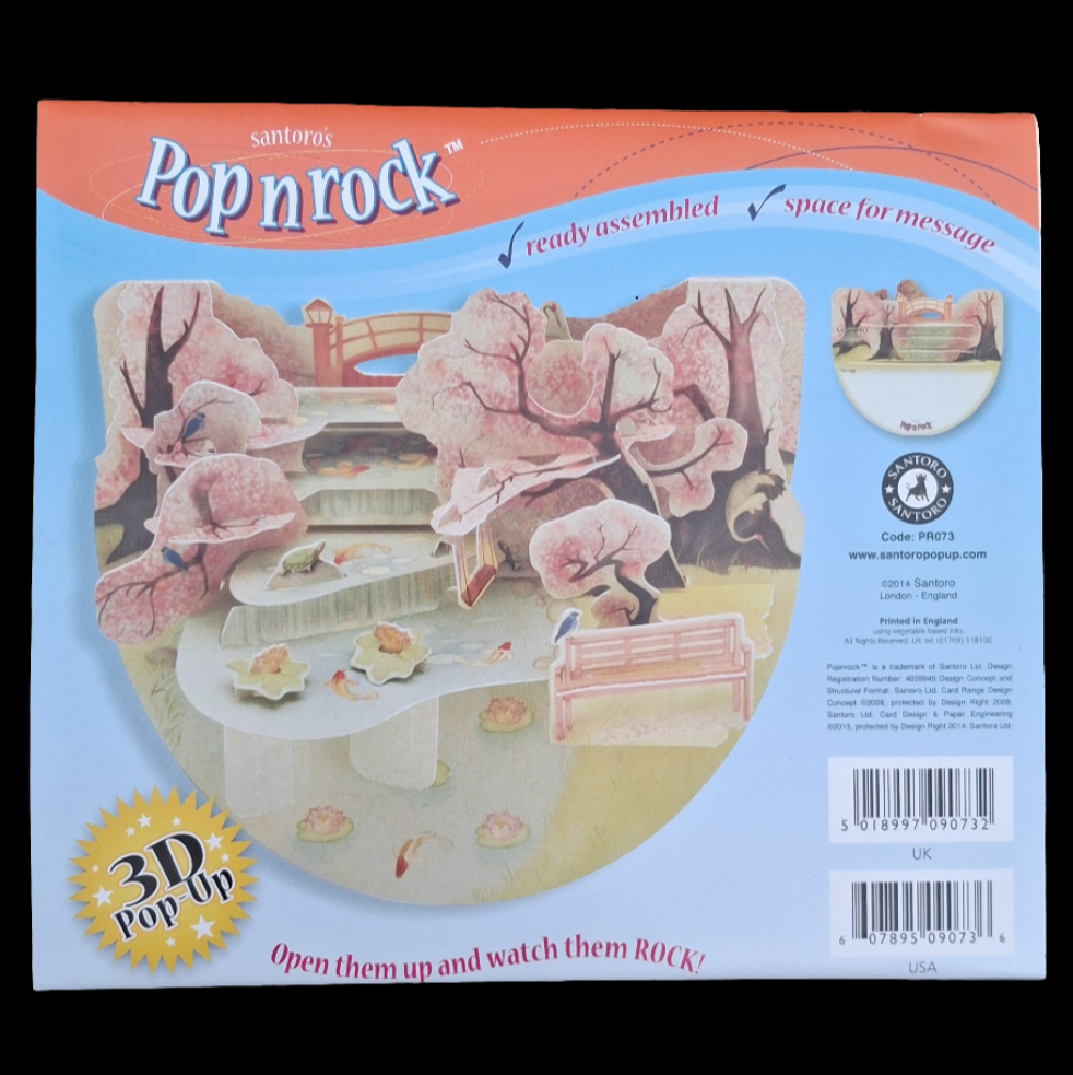 Carte 3D Pop n' Rock Jardin Japonais