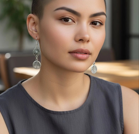 BOUCLES D'OREILLES ARBRES DE VIE SYBILLE