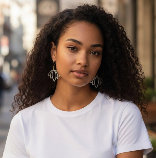 BOUCLES D'OREILLES LOTUS DANIELLE