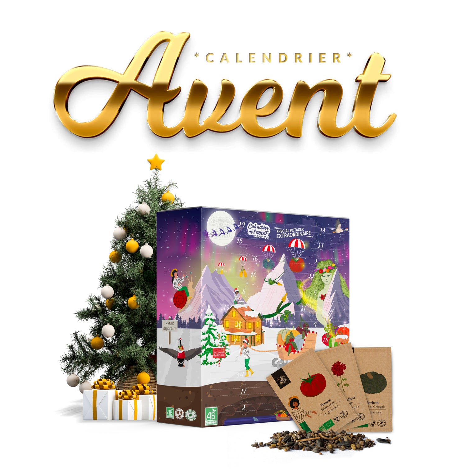 Calendrier de l'Avent Prestige graines bio