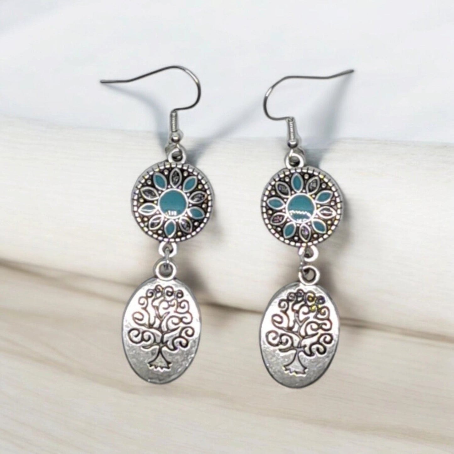 BOUCLES D'OREILLES ARBRE DE VIE CLARISSE