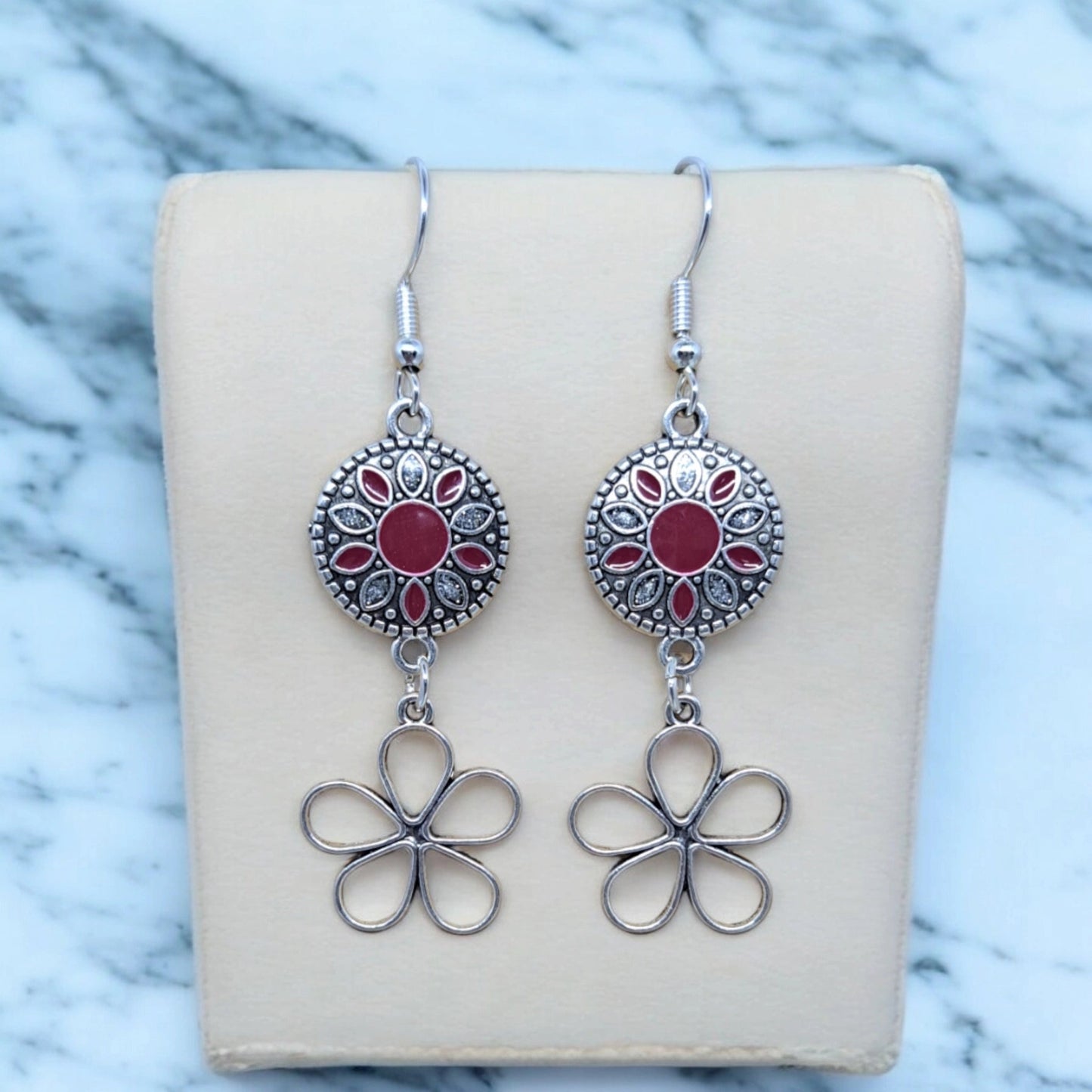 BOUCLES D'OREILLES FLEURS JUSTINE