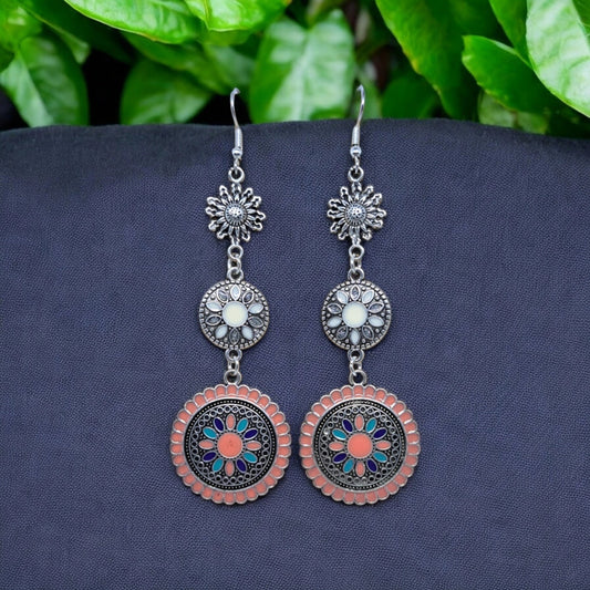 BOUCLES D'OREILLES FLEURS MAGUELONNE