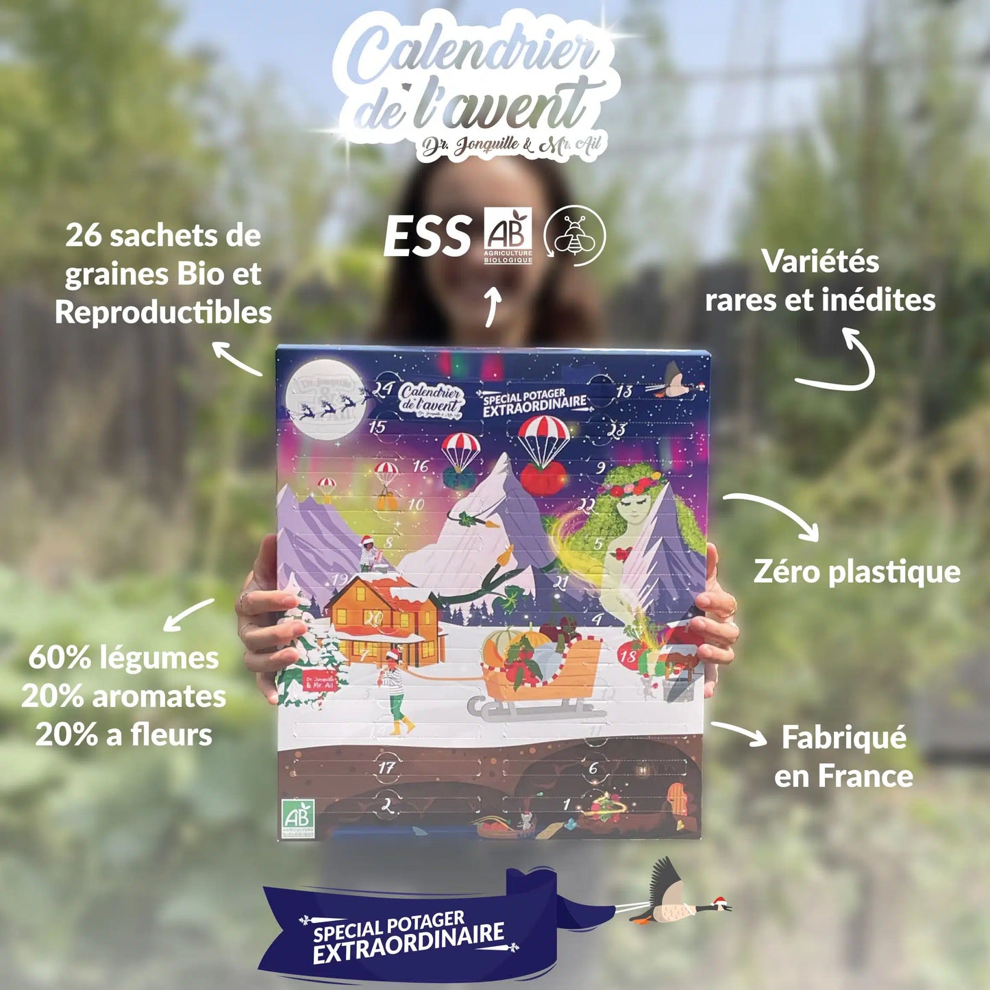 Calendrier de l'Avent Prestige graines bio