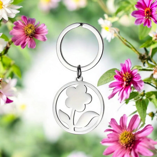 Porte-Clés en métal Marguerite