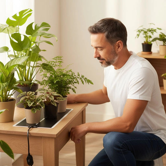 Tapis chauffant pour semis de plantes et arbres