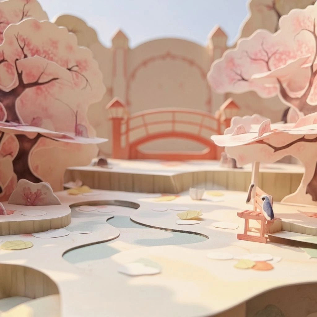 Carte 3D Pop n' Rock Jardin Japonais