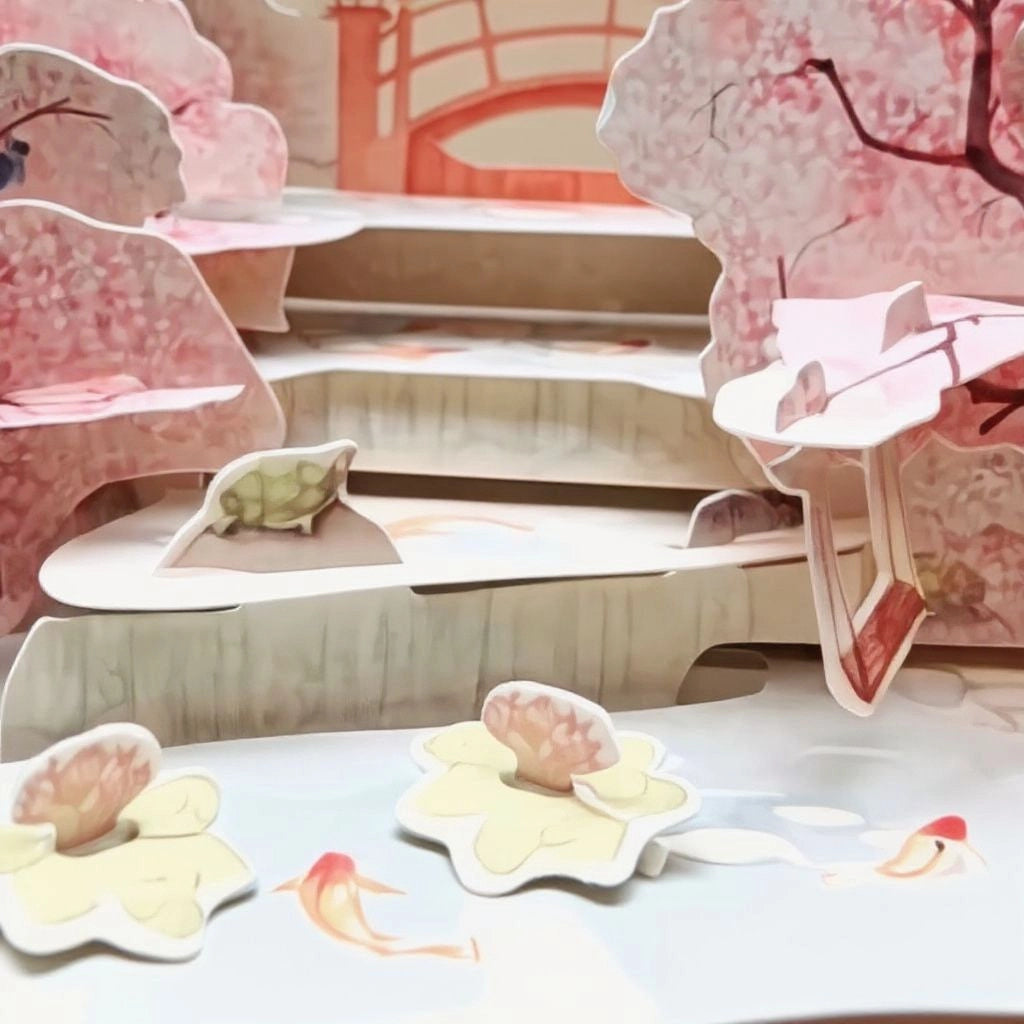 Carte 3D Pop n' Rock Jardin Japonais