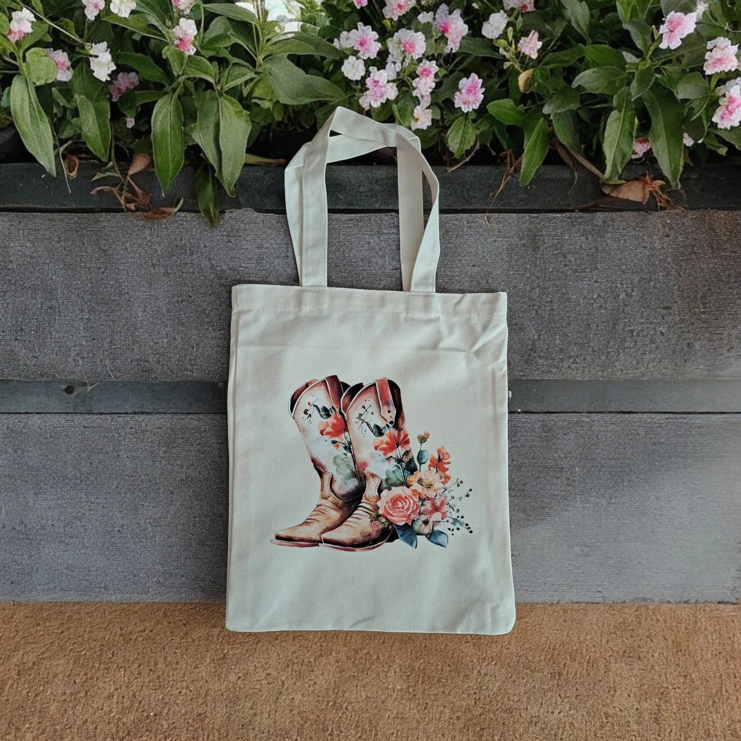 TOTE BAG SANTIAGS FLEURIES