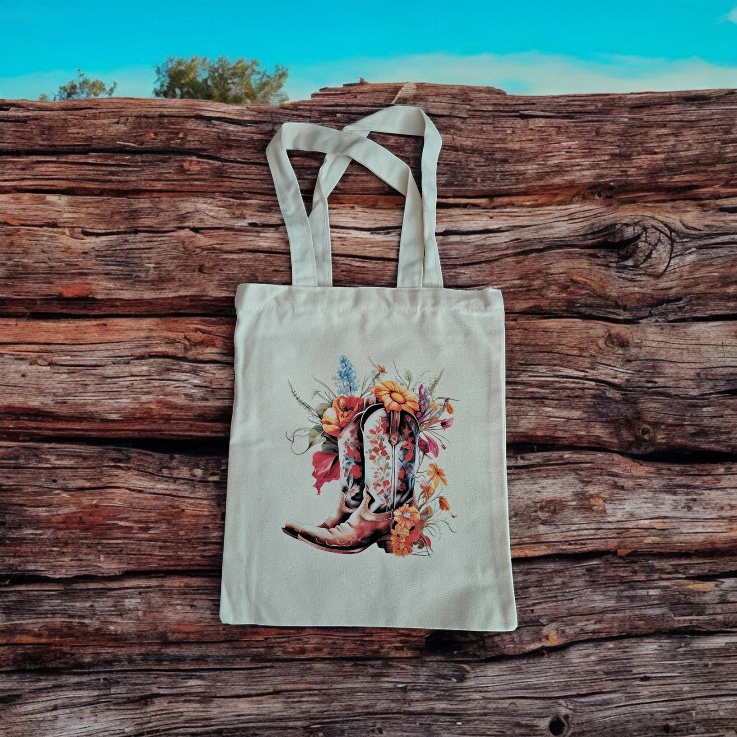 TOTE BAG SANTIAGS FLEURIES