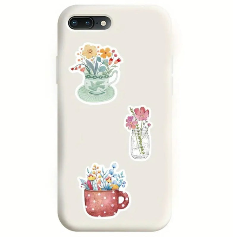 50 stickers FLEURS et BOUQUETS