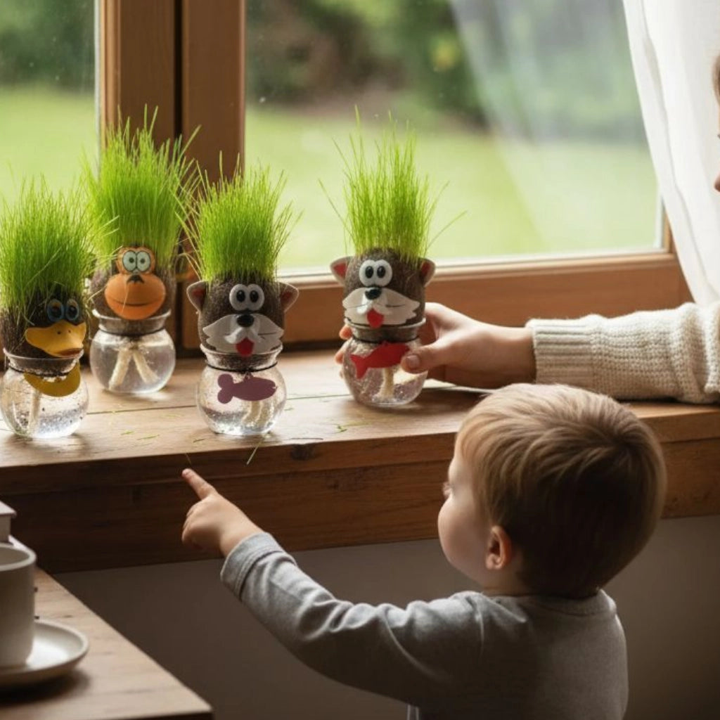Tête de graines d'herbe animaux