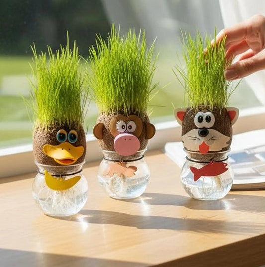 Tête de graines d'herbe animaux