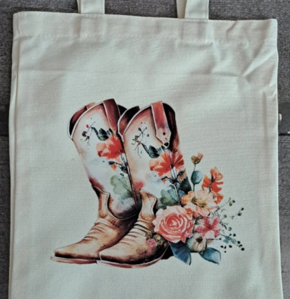 TOTE BAG SANTIAGS FLEURIES